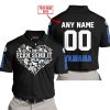JUST FCKN SEND IT  -  CUSTOM NAME  -  YAMAHA RACING  -  BLACK - POLO SHIRT