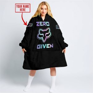 ZERO FOX GIVEN  -  LIMITED EDITION  -  FOX RACING  -  BLACK - OODIE BLANKET