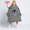 ZERO FOX GIVEN  -  LIMITED EDITION  -  FOX RACING  -  GREY - OODIE BLANKET HOODIE