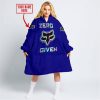 ZERO FOX GIVEN  -  LIMITED EDITION  -  FOX RACING  -  NAVY - OODIE BLANKET HOODIE