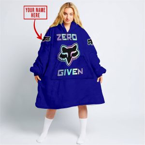 ZERO FOX GIVEN  -  LIMITED EDITION  -  FOX RACING  -  NAVY - OODIE BLANKET HOODIE