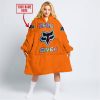ZERO FOX GIVEN  -  LIMITED EDITION  -  FOX RACING  -  ORANGE - OODIE BLANKET HOODIE