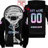ZERO FOX GIVEN – LIMITED EDITION – DUCATI – BLACK - FLEECE ZIP HOODIE