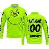 GRINCH - CUSTOM NAME - DUCATI - LONG SLEEVE POLO SHIRT