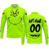 GRINCH - CUSTOM NAME - FLY RACING - LONG SLEEVE POLO SHIRT