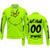 GRINCH - CUSTOM NAME - FOX RACING - LONG SLEEVE POLO SHIRT