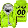 GRINCH - CUSTOM NAME - ROCKSTAR ENERGY - FLEECE ZIP HOODIE