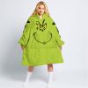 GRINCH - CUSTOM NAME - POLARIS - OODIE BLANKET HOODIE