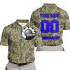 LIMITED EDITION PRODUCTS - US ARMY V3 - CAN AM RACING - CUSTOM NAME - BLUE - POLO