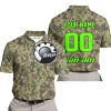 LIMITED EDITION PRODUCTS - US ARMY V3 - CAN AM RACING - CUSTOM NAME - GREEN - POLO
