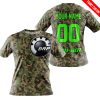 LIMITED EDITION PRODUCTS - US ARMY V3 - CAN AM RACING - CUSTOM NAME - GREEN - T-SHIRT