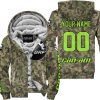 LIMITED EDITION PRODUCTS - US ARMY V3 - CAN AM RACING - CUSTOM NAME - GREEN 1 - FLEECE ZIP HOODIE