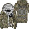 LIMITED EDITION PRODUCTS - US ARMY V3 - CAN AM RACING - CUSTOM NAME - GREY - FLEECE ZIP HOODIE