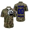 LIMITED EDITION PRODUCTS - US ARMY V3 - CAN AM RACING - CUSTOM NAME - NAVY - BUTTON SHIRT