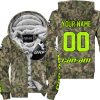 LIMITED EDITION PRODUCTS - US ARMY V3 - CAN AM RACING - CUSTOM NAME - NEON - FLEECE ZIP HOODIE