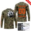 LIMITED EDITION PRODUCTS - US ARMY V3 - CAN AM RACING - CUSTOM NAME - ORANGE - JERSEY
