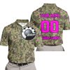 LIMITED EDITION PRODUCTS - US ARMY V3 - CAN AM RACING - CUSTOM NAME - PINK - POLO
