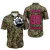 LIMITED EDITION PRODUCTS - US ARMY V3 - CAN AM RACING - CUSTOM NAME - PINK 1 - BUTTON SHIRT