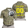 LIMITED EDITION PRODUCTS - US ARMY V3 - CAN AM RACING - CUSTOM NAME - YELLOW - POLO