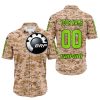 LIMITED EDITION PRODUCTS - US MARINE - CAN AM RACING - CUSTOM NAME - GREEN 1 - BUTTON SHIRT