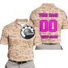 LIMITED EDITION PRODUCTS - US MARINE - CAN AM RACING - CUSTOM NAME - PINK - POLO