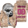 LIMITED EDITION PRODUCTS - US MARINE - CAN AM RACING - CUSTOM NAME - PINK 1 - FLEECE ZIP HOODIE