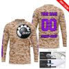 LIMITED EDITION PRODUCTS - US MARINE - CAN AM RACING - CUSTOM NAME - PURPLE - JERSEY