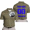 LIMITED EDITION PRODUCTS - US MARINE V1 - CAN AM RACING - CUSTOM NAME - BLUE - POLO