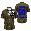 LIMITED EDITION PRODUCTS - US MARINE V1 - CAN AM RACING - CUSTOM NAME - BLUE - BUTTON SHIRT