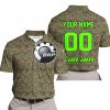 LIMITED EDITION PRODUCTS - US MARINE V1 - CAN AM RACING - CUSTOM NAME - GREEN - POLO