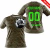 LIMITED EDITION PRODUCTS - US MARINE V1 - CAN AM RACING - CUSTOM NAME - GREEN - T-SHIRT
