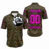 LIMITED EDITION PRODUCTS - US MARINE V1 - CAN AM RACING - CUSTOM NAME - PINK - BUTTON SHIRT