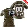 LIMITED EDITION PRODUCTS - US MARINE V1 - CAN AM RACING - CUSTOM NAME - WHITE - T-SHIRT