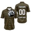 LIMITED EDITION PRODUCTS - US MARINE V1 - CAN AM RACING - CUSTOM NAME - WHITE - BUTTON SHIRT