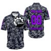 LIMITED EDITION PRODUCTS - US NAVY - CAN AM RACING - CUSTOM NAME - PURPLE - BUTTON SHIRT