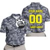 LIMITED EDITION PRODUCTS - US NAVY - CAN AM RACING - CUSTOM NAME - YELLOW - POLO SHIRT