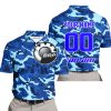 LIMITED EDITION PRODUCTS - US NAVY V1 - CAN AM RACING - CUSTOM NAME - BLUE - POLO SHIRT