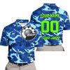 LIMITED EDITION PRODUCTS - US NAVY V1 - CAN AM RACING - CUSTOM NAME - GREEN - POLO SHIRT