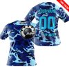 LIMITED EDITION PRODUCTS - US NAVY V1 - CAN AM RACING - CUSTOM NAME - SKY BLUE - T-SHIRT
