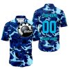 LIMITED EDITION PRODUCTS - US NAVY V1 - CAN AM RACING - CUSTOM NAME - SKY BLUE - BUTTON SHIRT