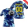 LIMITED EDITION PRODUCTS - US NAVY V1 - CAN AM RACING - CUSTOM NAME - YELLOW - T-SHIRT