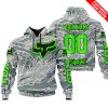 LIMITED EDITION PRODUCTS - US AIR PORCE - FOX RACING - CUSTOM NAME - GREEN
