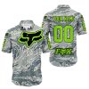 LIMITED EDITION PRODUCTS - US AIR PORCE - FOX RACING - CUSTOM NAME - GREEN 1 - BUTTON SHIRT