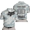 LIMITED EDITION PRODUCTS - US AIR PORCE - FOX RACING - CUSTOM NAME - GREY - POLO SHIRT