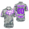 LIMITED EDITION PRODUCTS - US AIR PORCE - FOX RACING - CUSTOM NAME - PURPLE - BUTTON SHIRT