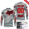 LIMITED EDITION PRODUCTS - US AIR PORCE - FOX RACING - CUSTOM NAME - RED -JERSEY