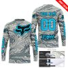 LIMITED EDITION PRODUCTS - US AIR PORCE - FOX RACING - CUSTOM NAME - SKY BLUE - JERSEY