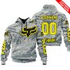 LIMITED EDITION PRODUCTS - US AIR PORCE - FOX RACING - CUSTOM NAME - YELLOW