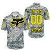 LIMITED EDITION PRODUCTS - US AIR PORCE - FOX RACING - CUSTOM NAME - YELLOW - BUTTON SHIRT