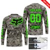 LIMITED EDITION PRODUCTS - US ARMY - FOX RACING - CUSTOM NAME - GREEN - JERSEY